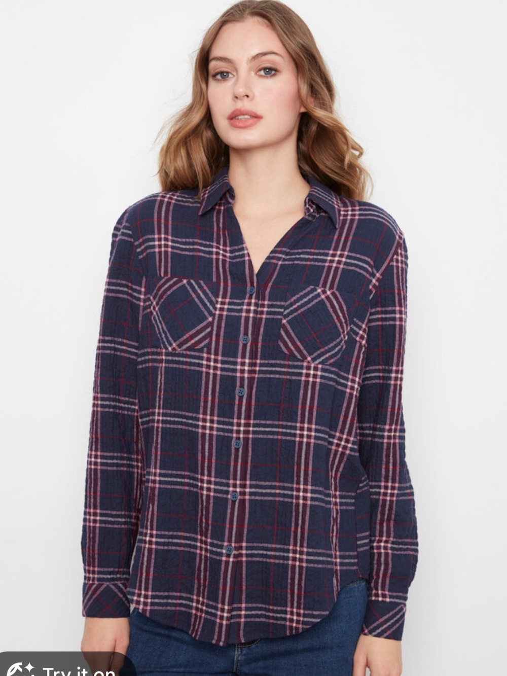 Lucky Brand Plaid Button-Up Shirt